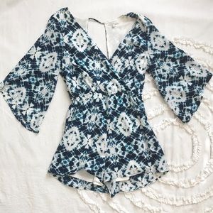 Long Sleeve Romper w/ Open Back